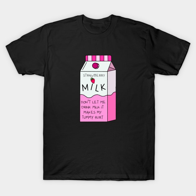 Cute Strawberry Milk T-Shirt by ROLLIE MC SCROLLIE